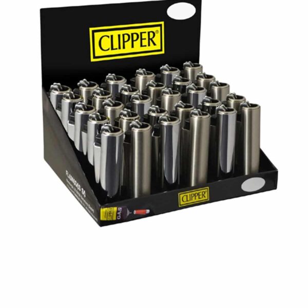 Clipper Full Metal Silver