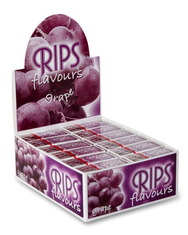 Rips Rolling Papers 24ct Box - Grape