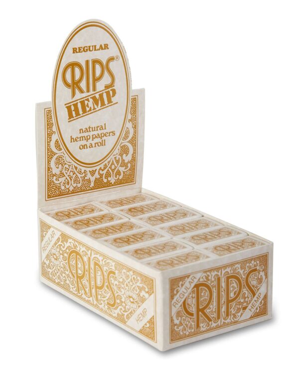 Rips HEMP Rolling Papers 24ct Box - Single Wide