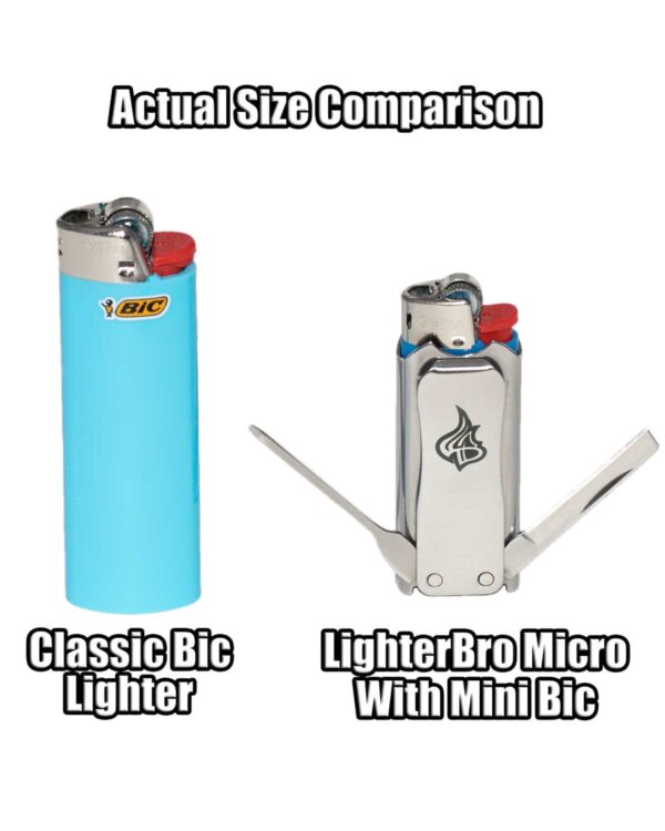 LighterBro Multi Tool Lighter - Micro Silver