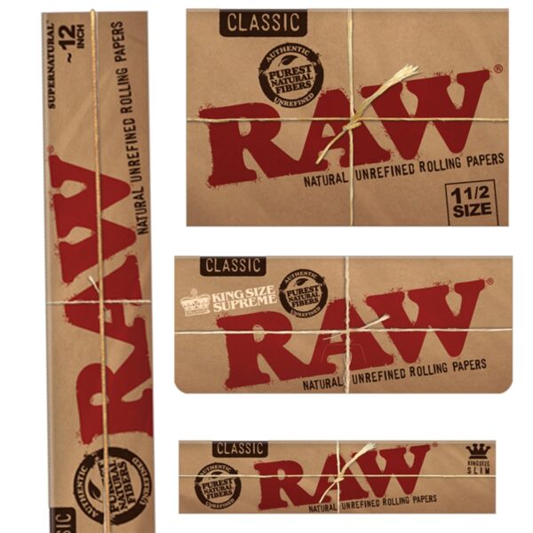 RAW Classic Rolling Papers Collection