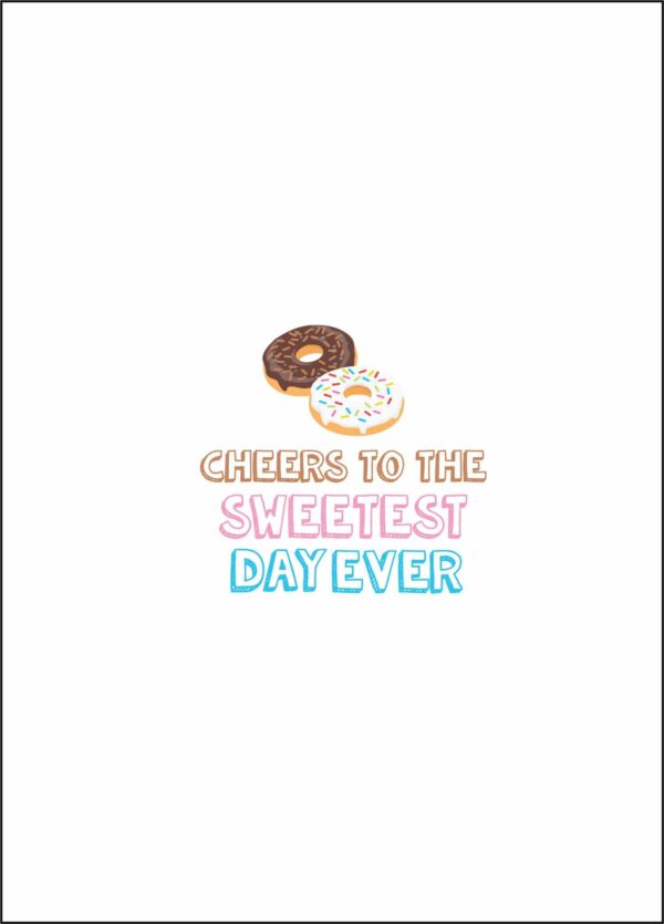 KushKards - I DONUT WANT TO SMOKE W/OUT YOU - 5" x 7" Birthday Card and One Hitter - Image 2